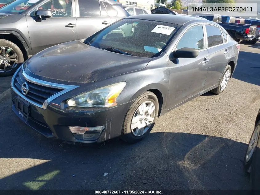 2014 Nissan Altima 2.5/2.5 S/2.5 Sl/2.5 Sv VIN: 1N4AL3AP3EC270411 Lot: 40772607