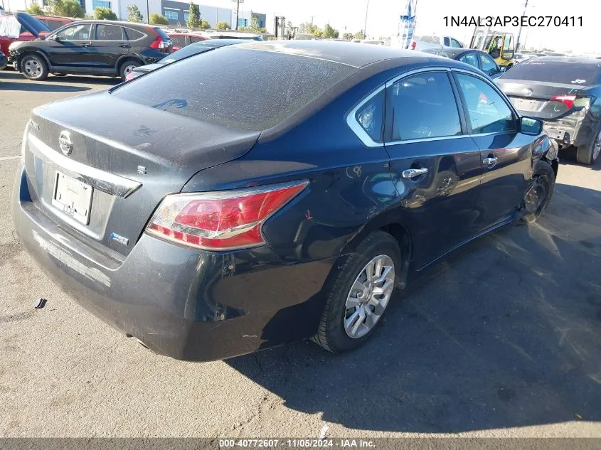 2014 Nissan Altima 2.5/2.5 S/2.5 Sl/2.5 Sv VIN: 1N4AL3AP3EC270411 Lot: 40772607