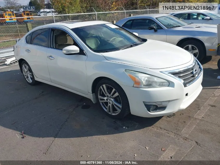 2014 Nissan Altima 3.5 Sl VIN: 1N4BL3AP9EN218967 Lot: 40791360