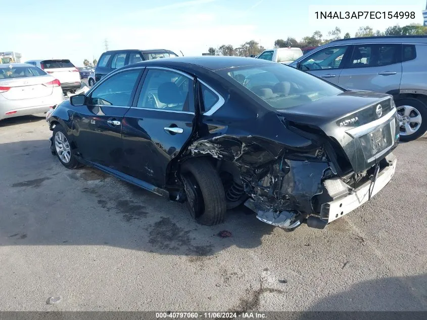 1N4AL3AP7EC154998 2014 Nissan Altima 2.5 S