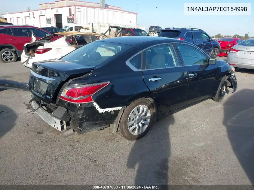 1N4AL3AP7EC154998 2014 Nissan Altima 2.5 S