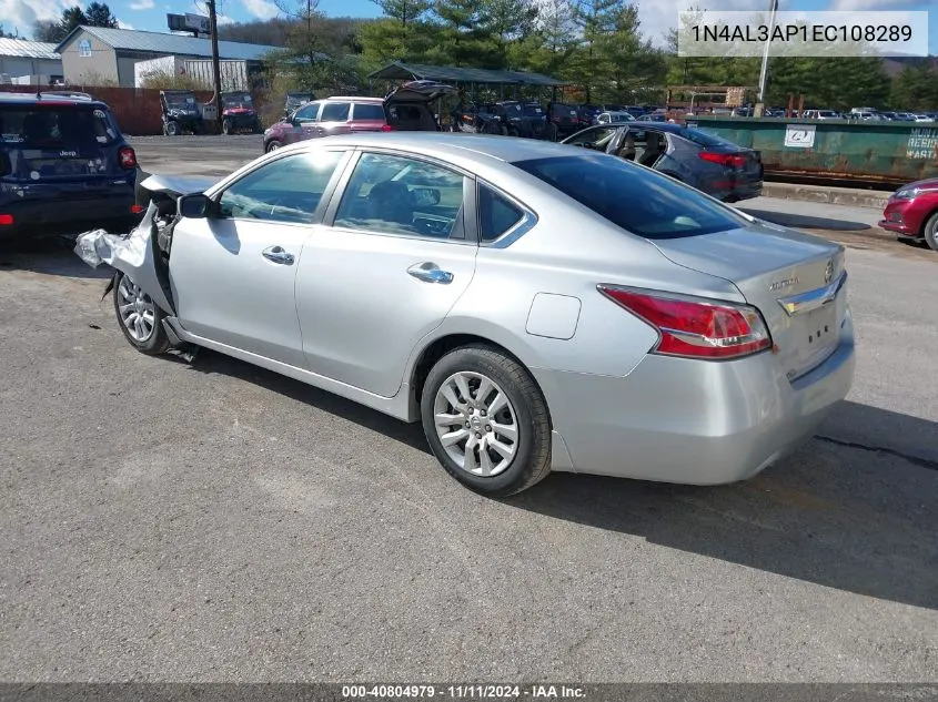 2014 Nissan Altima 2.5/S/Sv/Sl VIN: 1N4AL3AP1EC108289 Lot: 40804979