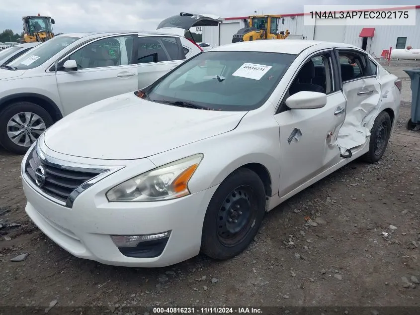 2014 Nissan Altima 2.5/2.5 S/2.5 Sl/2.5 Sv VIN: 1N4AL3AP7EC202175 Lot: 40816231