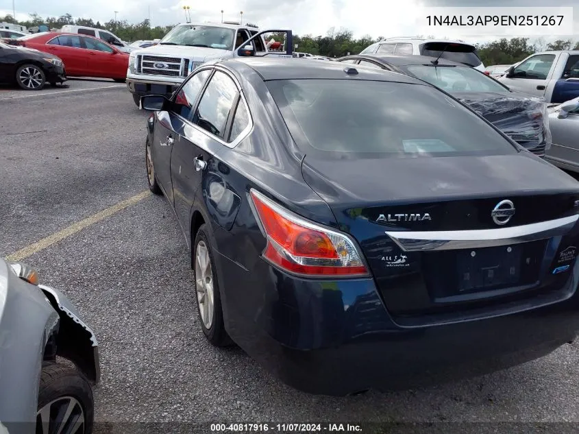 2014 Nissan Altima 2.5 Sv VIN: 1N4AL3AP9EN251267 Lot: 40817916