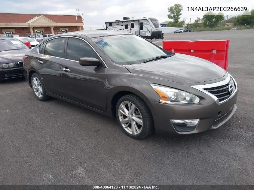 2014 Nissan Altima 2.5 Sv VIN: 1N4AL3AP2EC266639 Lot: 40864123