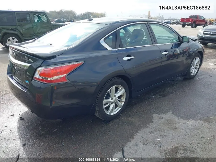 2014 Nissan Altima 2.5 Sl VIN: 1N4AL3AP5EC186882 Lot: 40868624