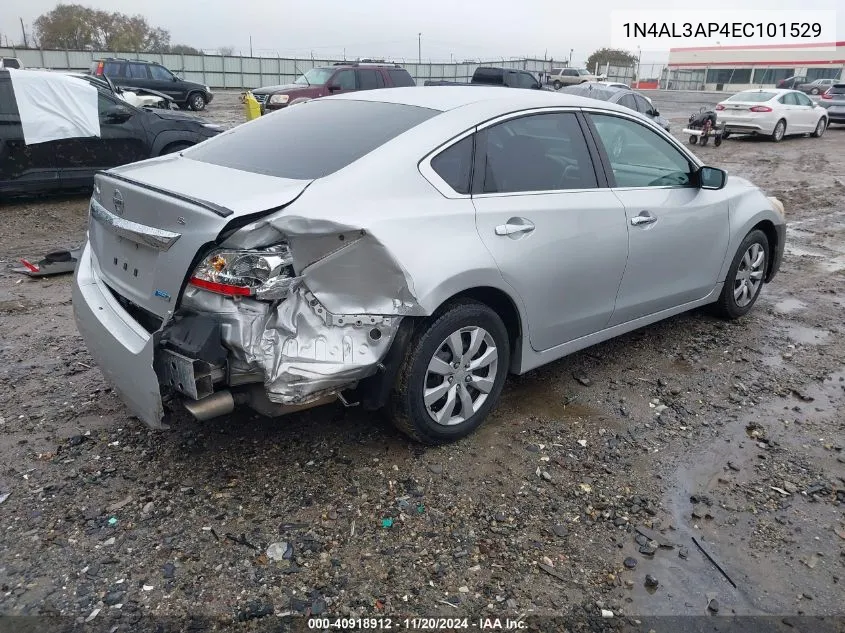 2014 Nissan Altima 2.5 S VIN: 1N4AL3AP4EC101529 Lot: 40918912