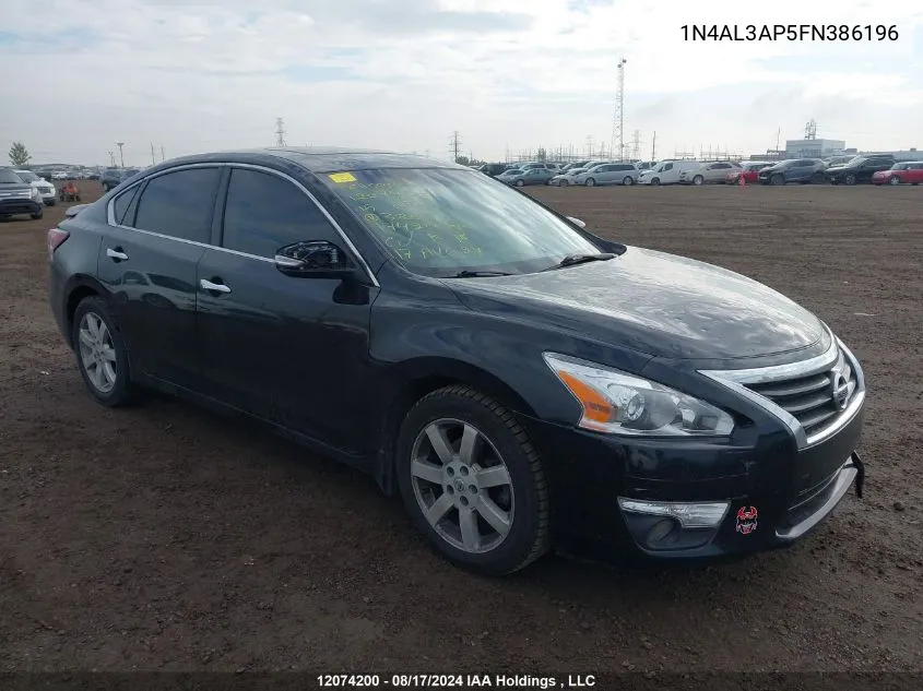 2015 Nissan Altima 2.5/S/Sv/Sl VIN: 1N4AL3AP5FN386196 Lot: 12074200