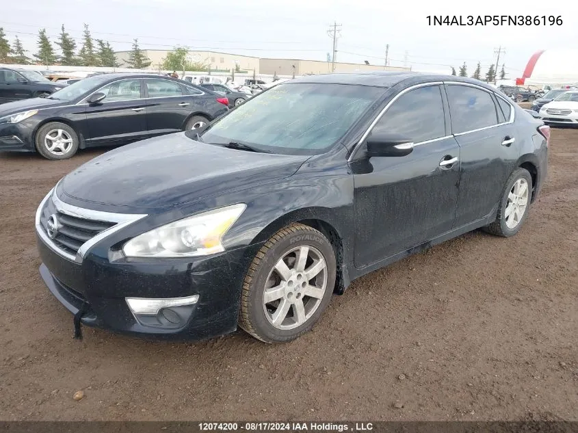 2015 Nissan Altima 2.5/S/Sv/Sl VIN: 1N4AL3AP5FN386196 Lot: 12074200