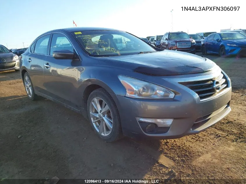 1N4AL3APXFN306097 2015 Nissan Altima