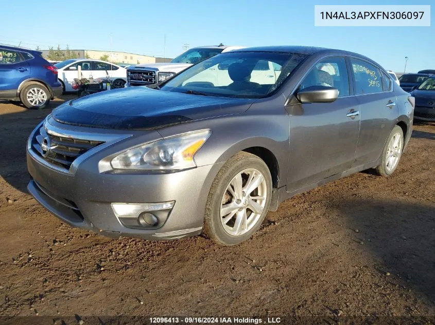 1N4AL3APXFN306097 2015 Nissan Altima