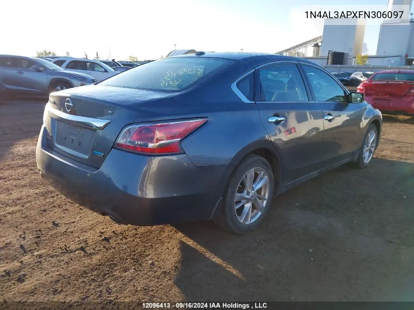 1N4AL3APXFN306097 2015 Nissan Altima