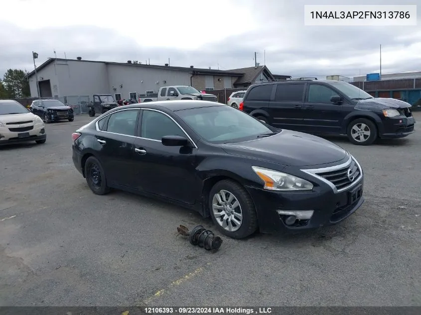 2015 Nissan Altima 2.5/S/Sv/Sl VIN: 1N4AL3AP2FN313786 Lot: 12106393