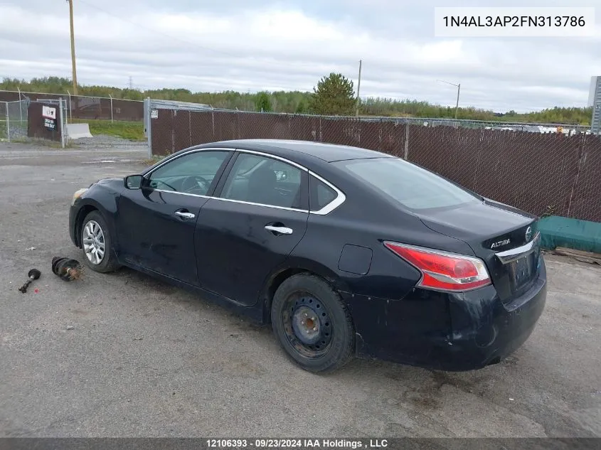 1N4AL3AP2FN313786 2015 Nissan Altima 2.5/S/Sv/Sl