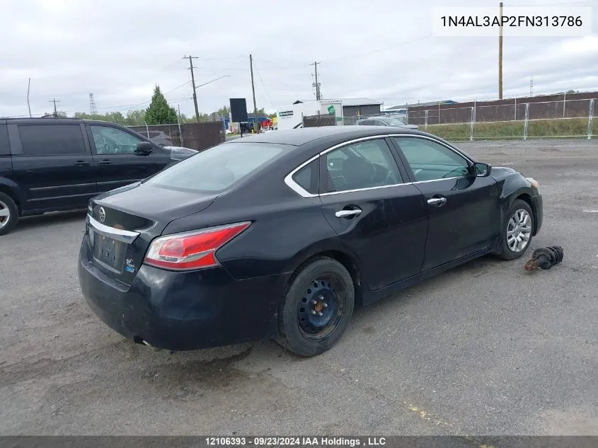 1N4AL3AP2FN313786 2015 Nissan Altima 2.5/S/Sv/Sl