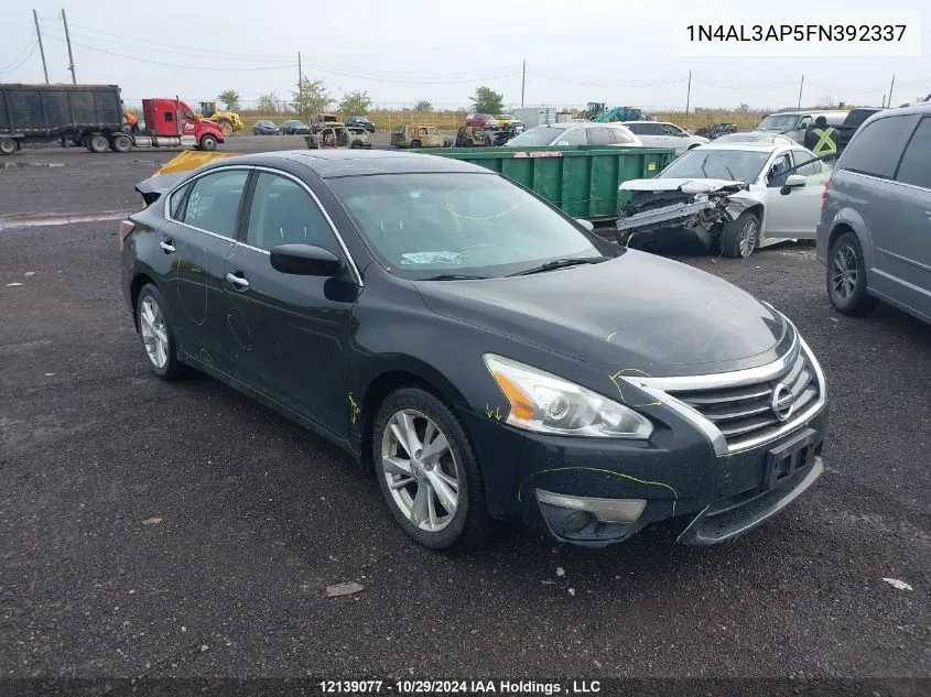 2015 Nissan Altima VIN: 1N4AL3AP5FN392337 Lot: 12139077