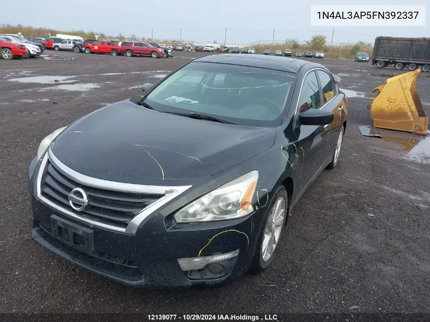 2015 Nissan Altima VIN: 1N4AL3AP5FN392337 Lot: 12139077