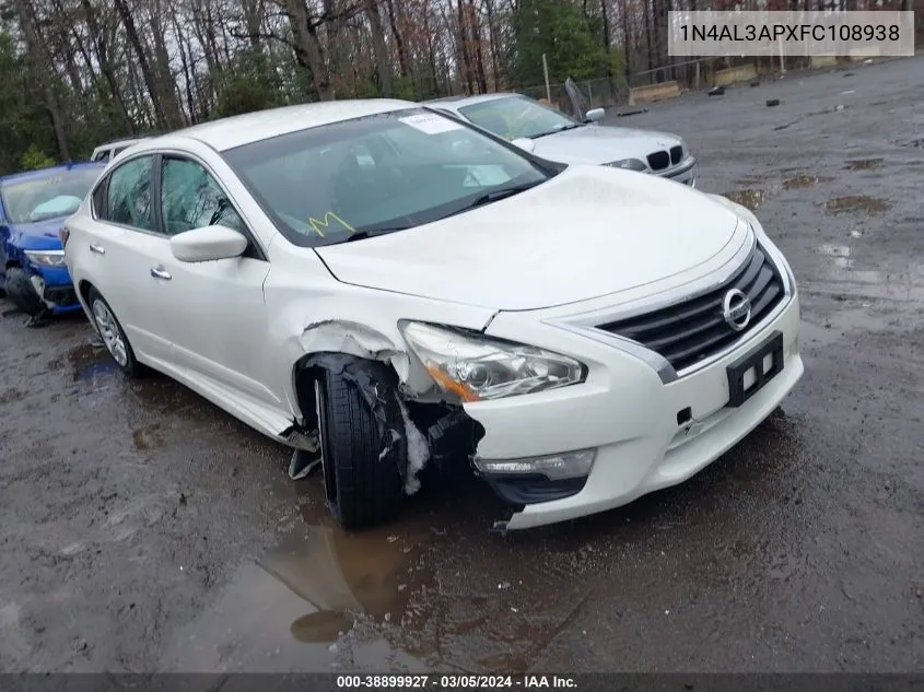 2015 Nissan Altima 2.5 S VIN: 1N4AL3APXFC108938 Lot: 38899927