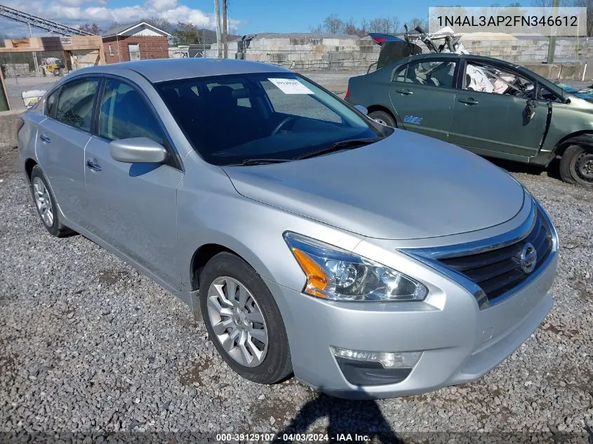 1N4AL3AP2FN346612 2015 Nissan Altima 2.5 S