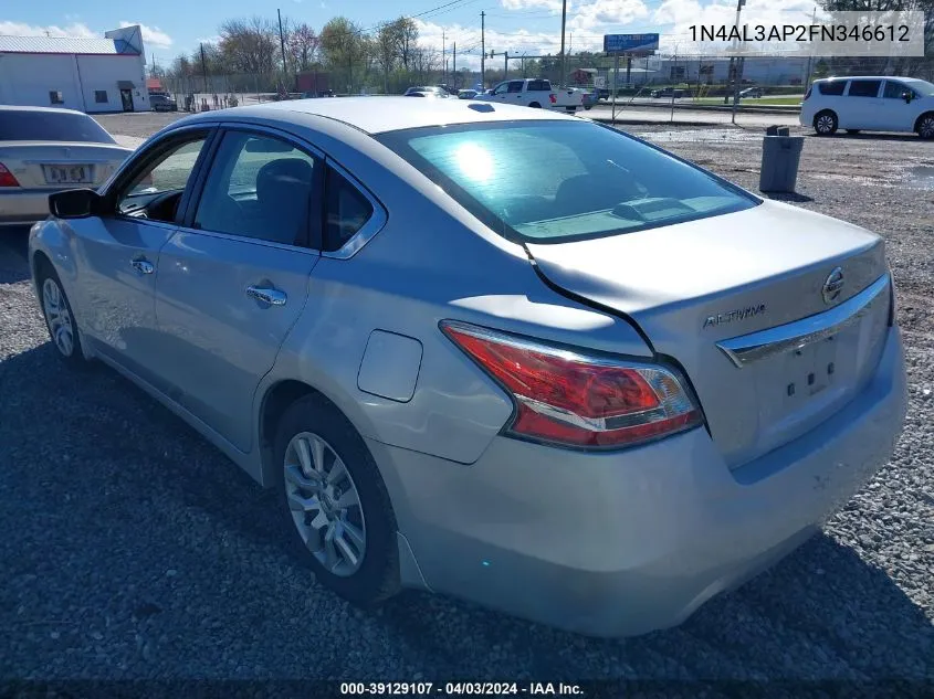 1N4AL3AP2FN346612 2015 Nissan Altima 2.5 S