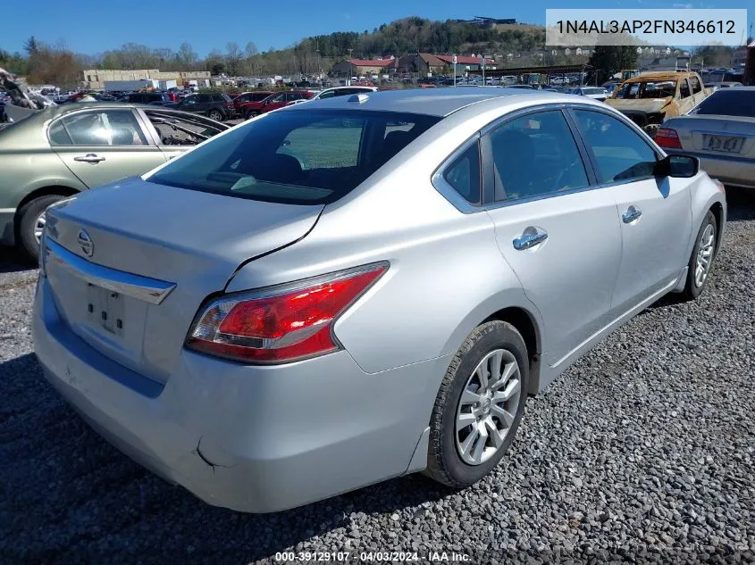 1N4AL3AP2FN346612 2015 Nissan Altima 2.5 S