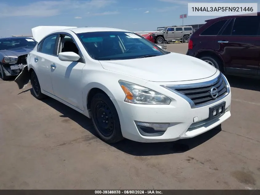 2015 Nissan Altima 2.5/2.5 S/2.5 Sl/2.5 Sv VIN: 1N4AL3AP5FN921446 Lot: 39346078