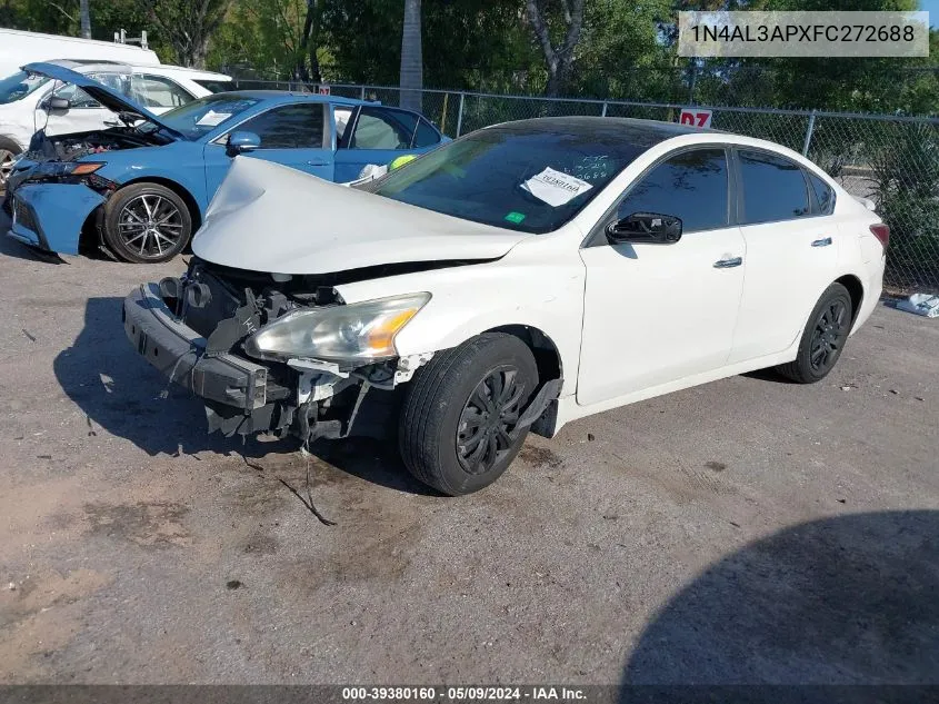 2015 Nissan Altima 2.5 S VIN: 1N4AL3APXFC272688 Lot: 39380160