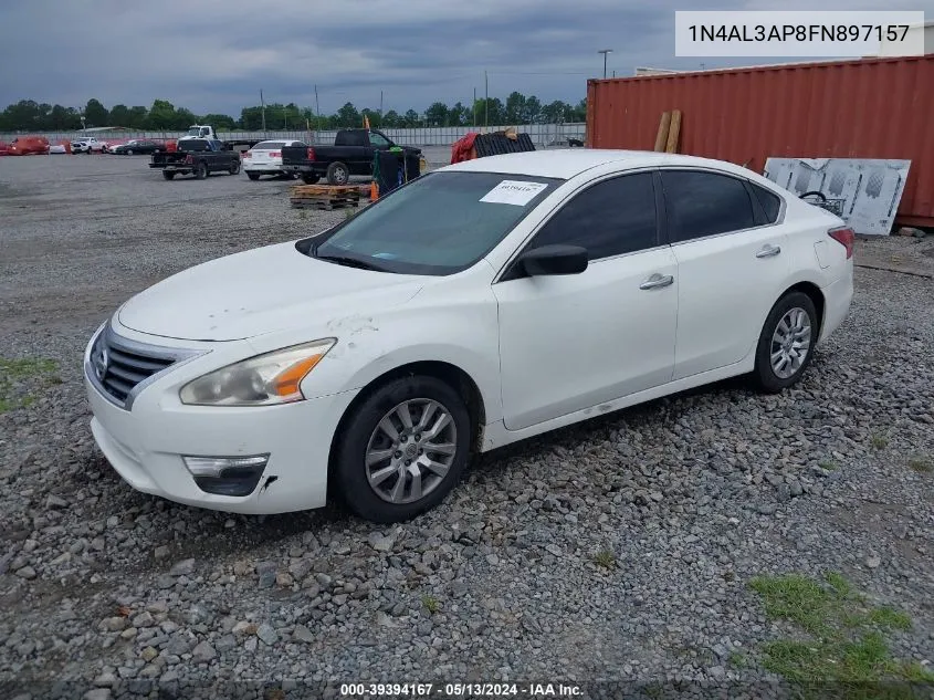 2015 Nissan Altima 2.5/2.5 S/2.5 Sl/2.5 Sv VIN: 1N4AL3AP8FN897157 Lot: 39394167