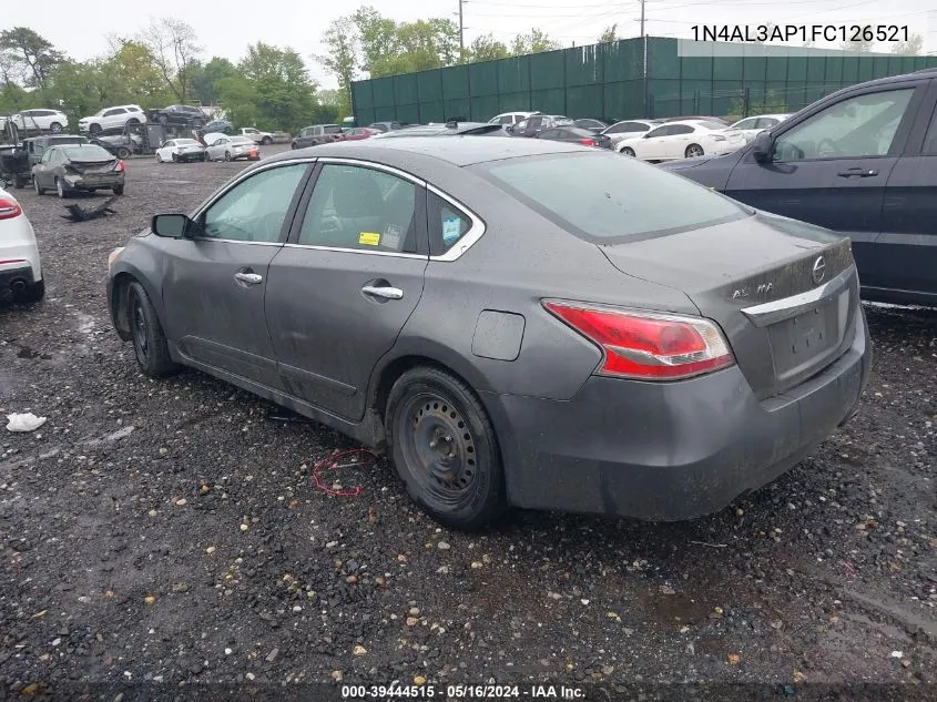 2015 Nissan Altima 2.5 S VIN: 1N4AL3AP1FC126521 Lot: 39444515