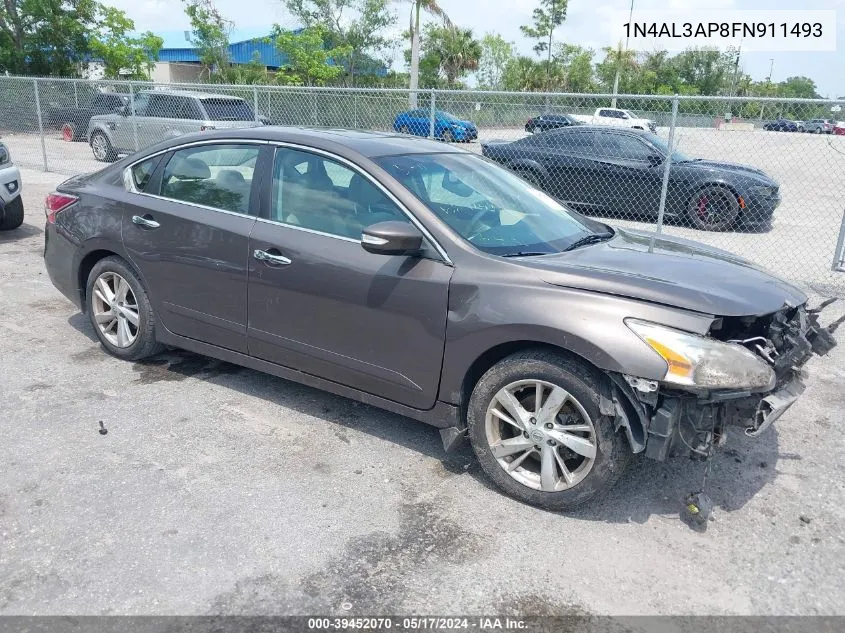 2015 Nissan Altima 2.5 Sl VIN: 1N4AL3AP8FN911493 Lot: 39452070