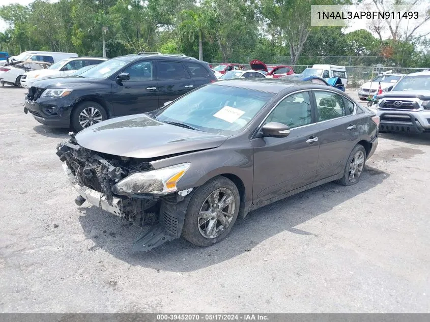 2015 Nissan Altima 2.5 Sl VIN: 1N4AL3AP8FN911493 Lot: 39452070