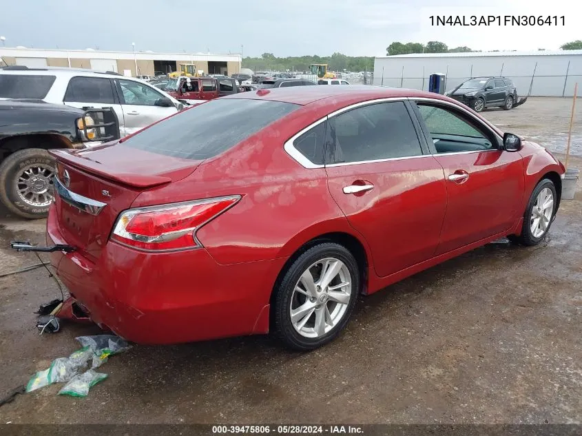 2015 Nissan Altima 2.5 Sl VIN: 1N4AL3AP1FN306411 Lot: 39475806