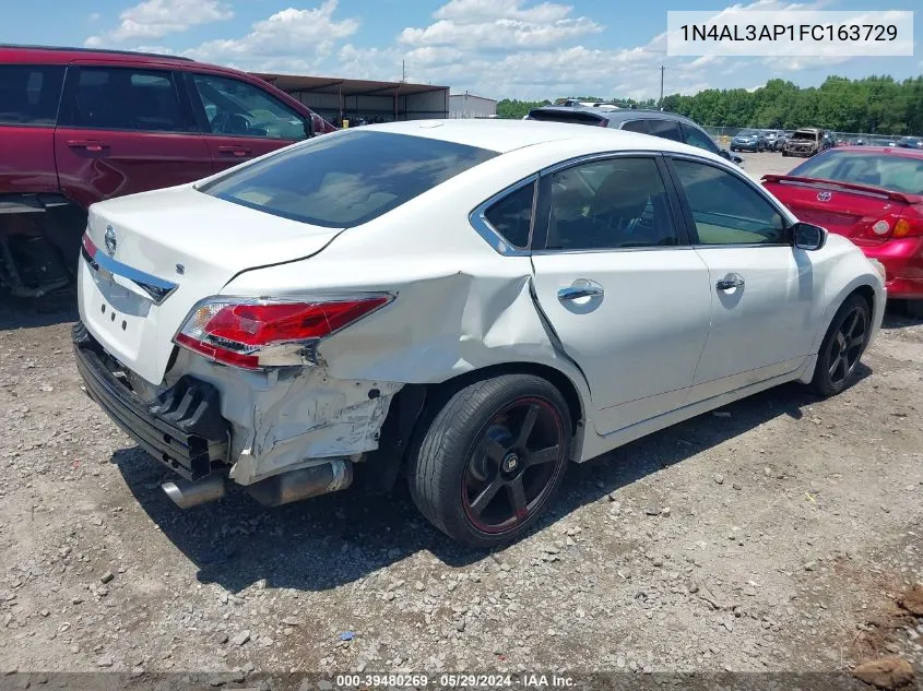 2015 Nissan Altima 2.5 S VIN: 1N4AL3AP1FC163729 Lot: 39480269