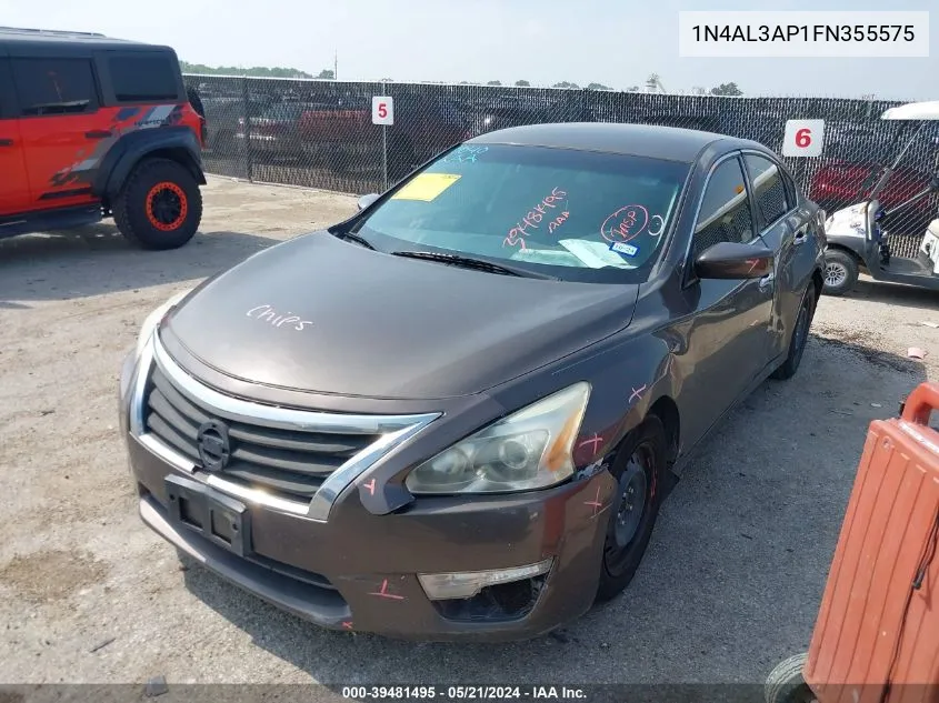 2015 Nissan Altima 2.5 S VIN: 1N4AL3AP1FN355575 Lot: 39481495