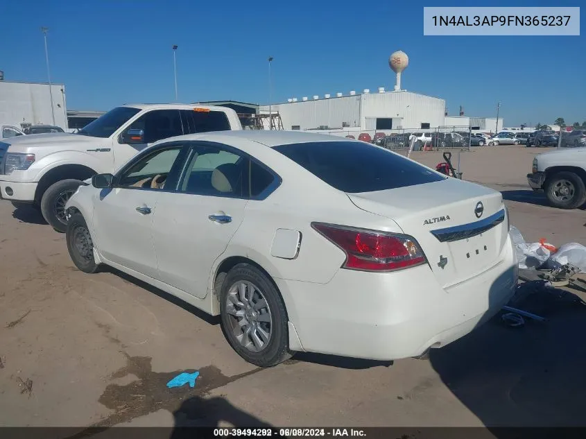 1N4AL3AP9FN365237 2015 Nissan Altima 2.5 S