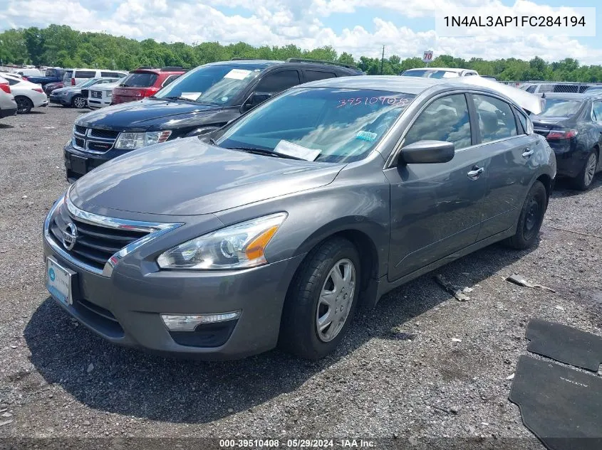 2015 Nissan Altima 2.5 S VIN: 1N4AL3AP1FC284194 Lot: 39510408