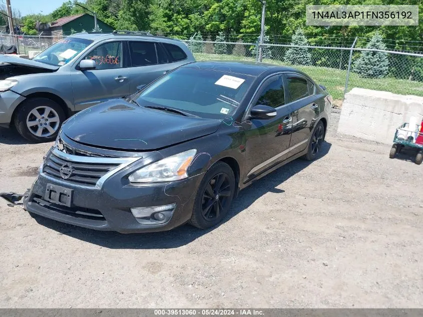 2015 Nissan Altima 2.5 Sl VIN: 1N4AL3AP1FN356192 Lot: 39513060