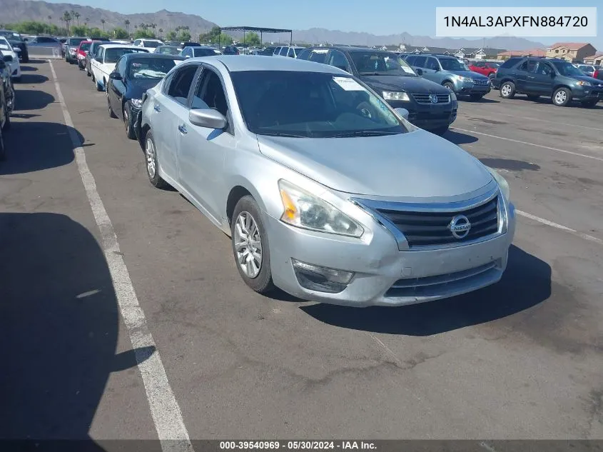 2015 Nissan Altima 2.5/2.5 S/2.5 Sl/2.5 Sv VIN: 1N4AL3APXFN884720 Lot: 39540969