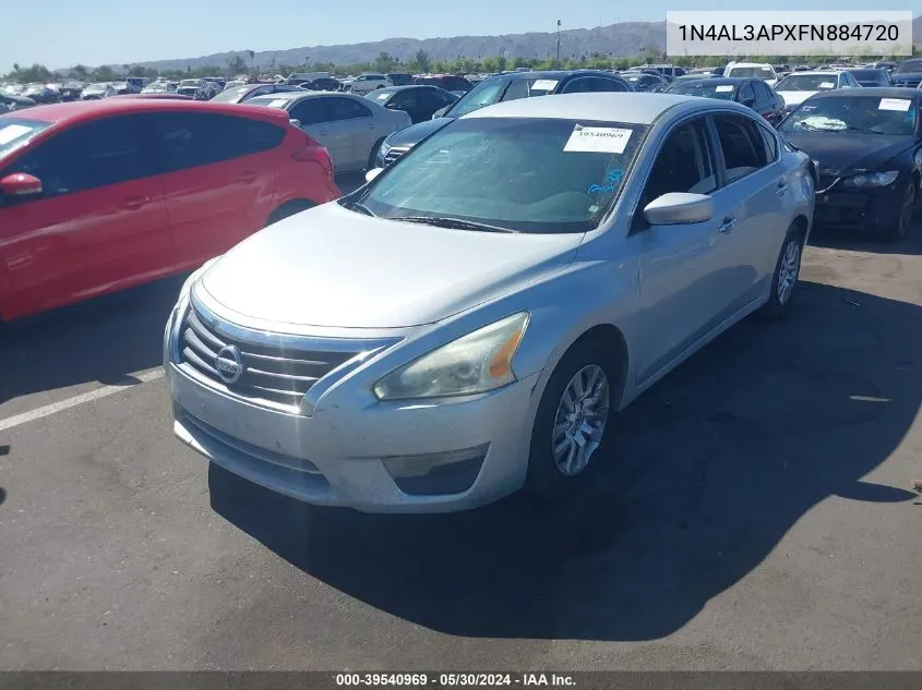 2015 Nissan Altima 2.5/2.5 S/2.5 Sl/2.5 Sv VIN: 1N4AL3APXFN884720 Lot: 39540969