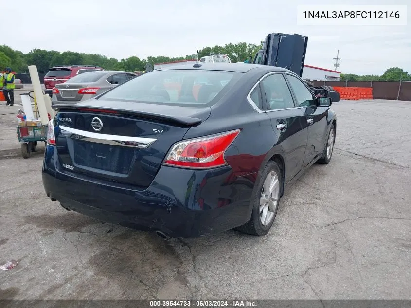 2015 Nissan Altima 2.5 Sv VIN: 1N4AL3AP8FC112146 Lot: 39544733