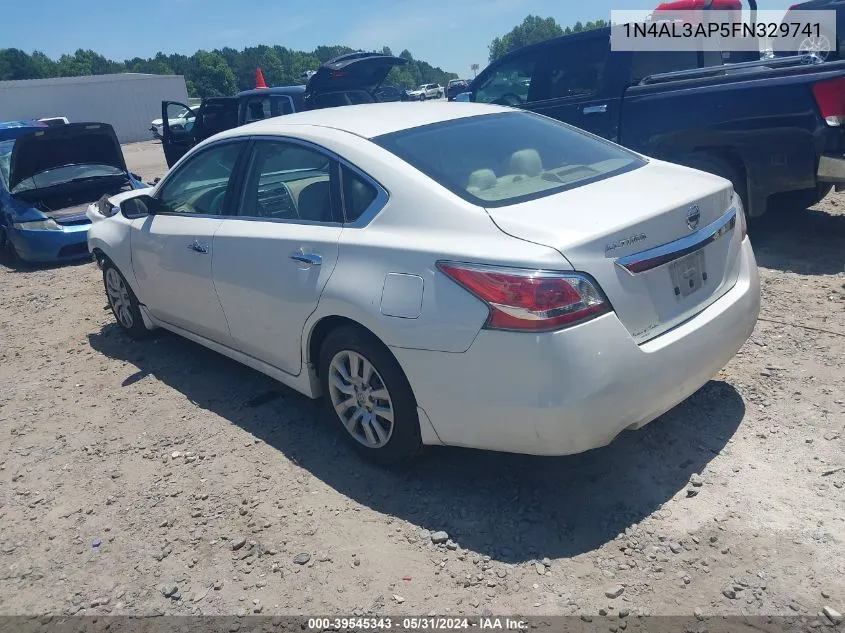 2015 Nissan Altima 2.5 S VIN: 1N4AL3AP5FN329741 Lot: 39545343