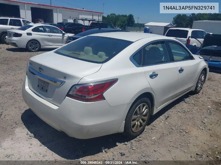 2015 Nissan Altima 2.5 S VIN: 1N4AL3AP5FN329741 Lot: 39545343