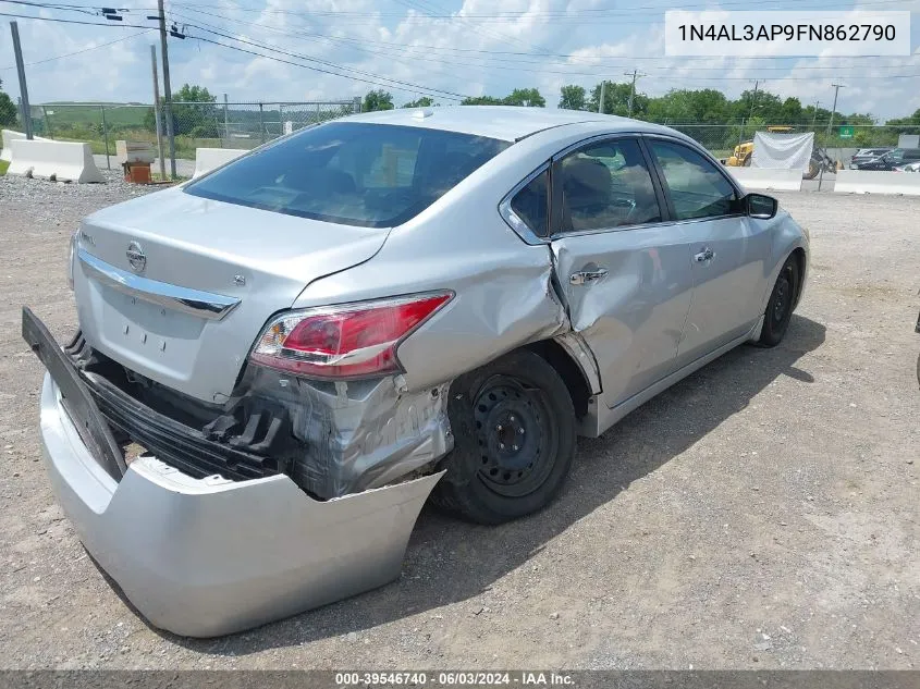 2015 Nissan Altima 2.5 S VIN: 1N4AL3AP9FN862790 Lot: 39546740