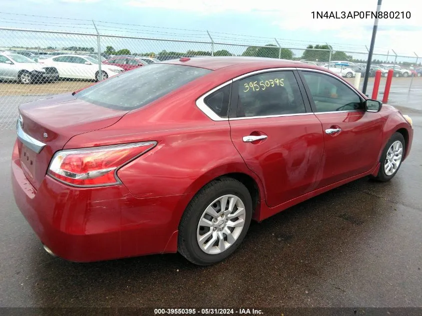 1N4AL3AP0FN880210 2015 Nissan Altima 2.5 S