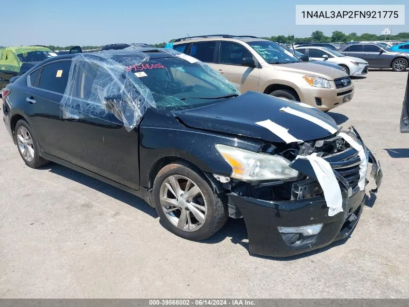 2015 Nissan Altima 2.5 Sl VIN: 1N4AL3AP2FN921775 Lot: 39568002