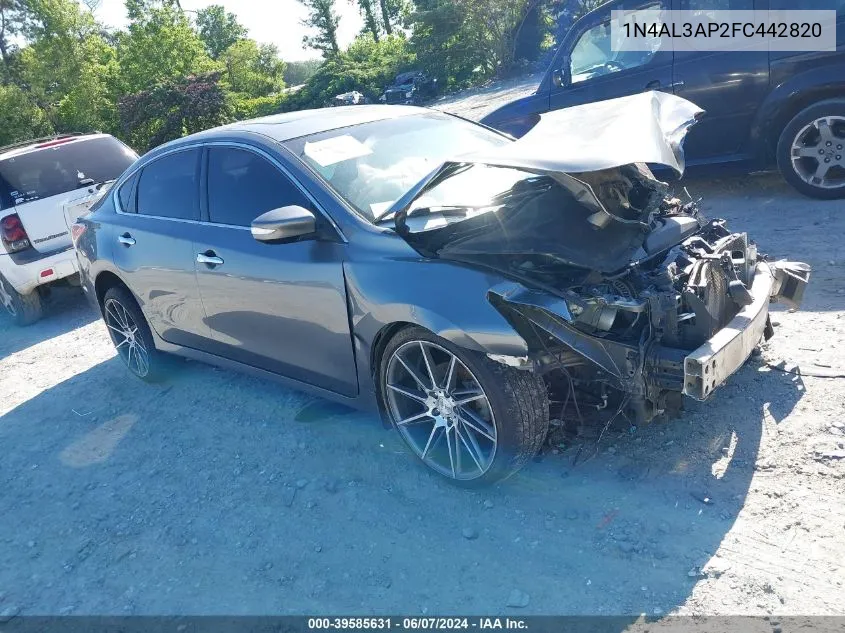 1N4AL3AP2FC442820 2015 Nissan Altima 2.5 Sv