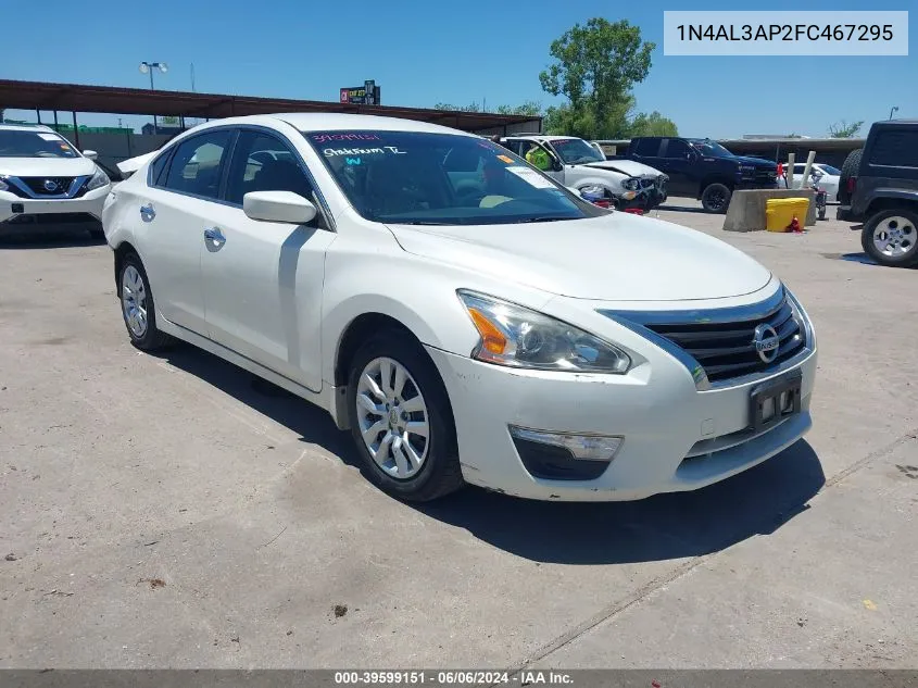 2015 Nissan Altima 2.5 S VIN: 1N4AL3AP2FC467295 Lot: 39599151