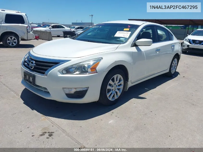 2015 Nissan Altima 2.5 S VIN: 1N4AL3AP2FC467295 Lot: 39599151