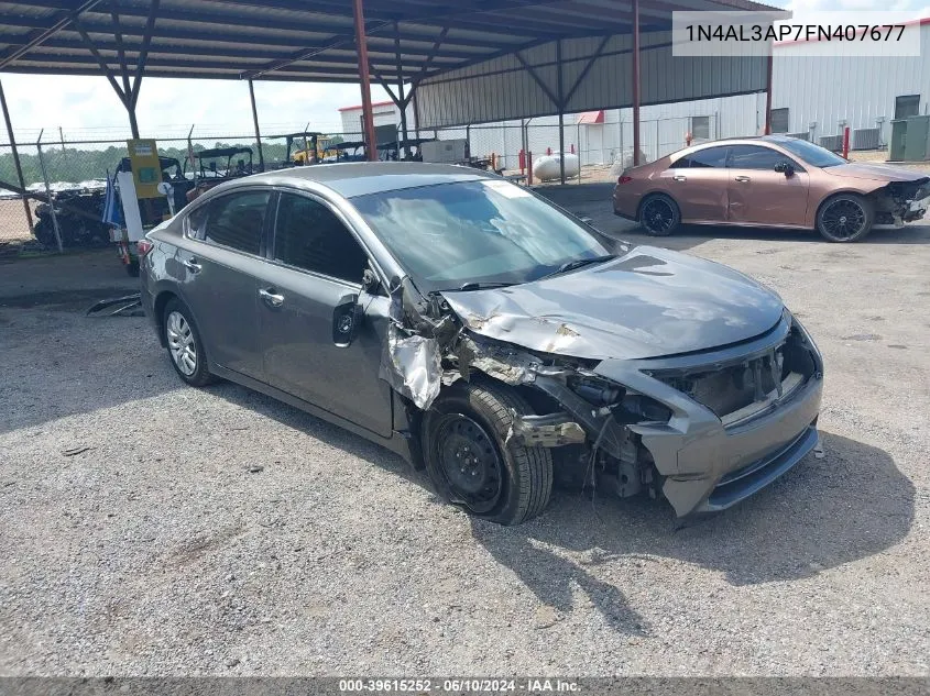 2015 Nissan Altima 2.5 S VIN: 1N4AL3AP7FN407677 Lot: 39615252