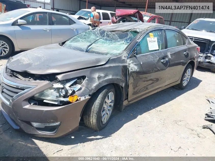 1N4AL3AP7FN401474 2015 Nissan Altima 2.5 S